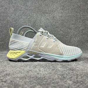 Merrell Range AC+ J97780 Women's Sz 10 Glacier Gray Knit Stretch Athletic Shoes
